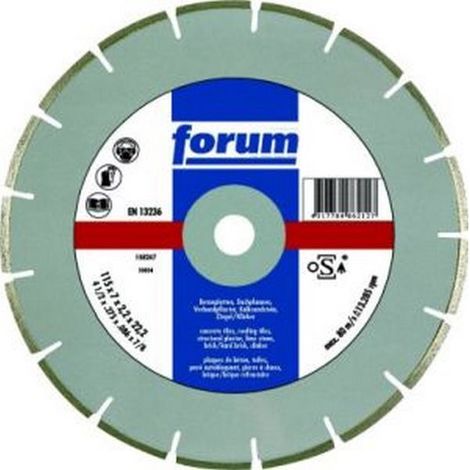 Diamante Sega Ruota, Saldato Al Laser, Con Concentrazione Media Diamante, Ø X Alesaggio 300 X 25,24 Millimetri, Segment Size X L 10 X 3,1 Millimetri