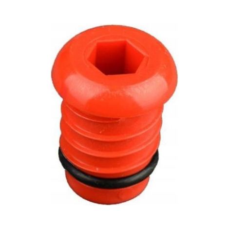 PEX-Drucklecktestkappe, 16 mm, Rot