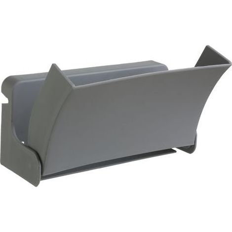 Support Chaussure Mural Pliable étagères - rangement chaussures 22.5X13.5X10.5CM pliable mural pour étagère murale, sans perçage, cintre à couloir et couloir, économiser de l'espace, gris, 1 piè (1/5)