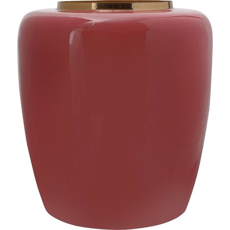 Vase art déco 125 - Corail, or