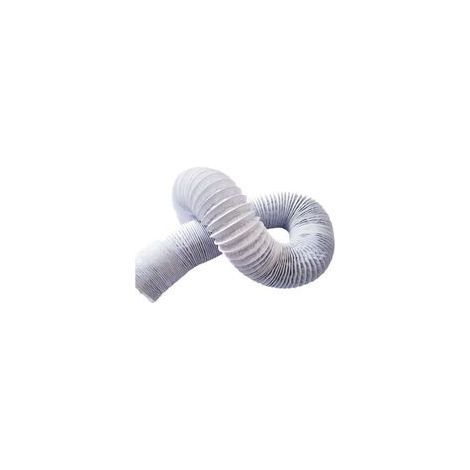 Ø 80mm / 10m Tuyau D'évacuation D'air en PVC Flexible - Tuyau de Ventilation pour Climatisation, Sèche-linge, Hotte (1/4)
