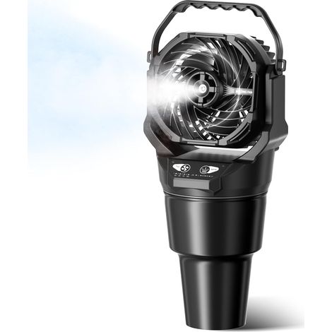 Ventilateur Brumisateur pour Voiture et Voiturette de Golf, Réservoir 900 ml, 24 h (1/5)