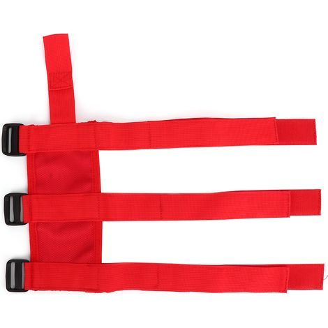 Support de fixation pour extincteur auto, sangle réglable pour Jeep Wrangler/Gladiator, rouge (1/5)