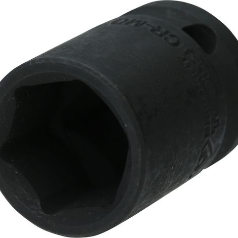 BRILLIANT TOOLS 1/2" Vaso de impacto hexagonal 19 mm corto - BT022642 (1/3)