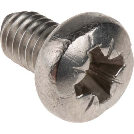 Vis à métaux RS PRO M4 à tête Cylindrique Pozidriv en Acier Inoxydable, 6mm ( Prix pour Boîte de 100 )