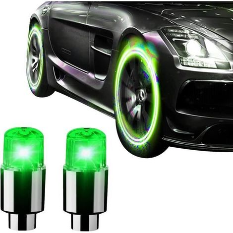 Bouchons Universels pour Pneus - Auto - 10pcs - Lumineux LED - Imperméable - Universel (1/4)