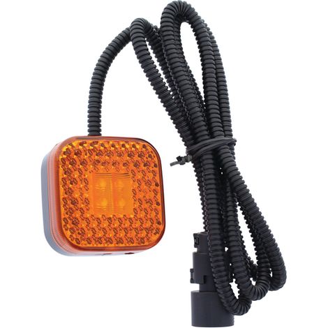Faro di posizione laterale a LED 65x65x29,5mm 24V