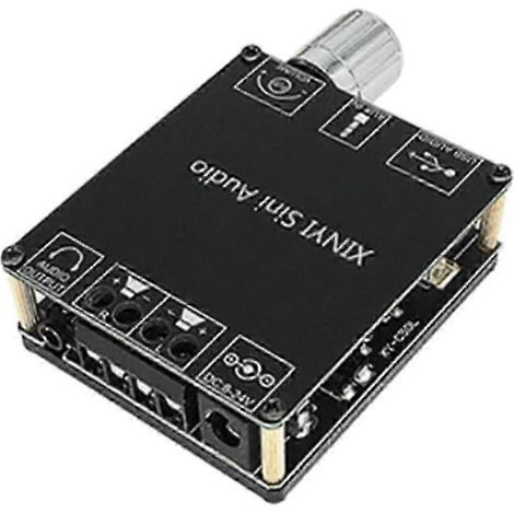 Amplificateur Bluetooth 5.0 Classe D 2 x 50 W, stéréo HiFi, lecteur de musique sans fil, interface USB, plage de puissance 10 W - 200 W (1/5)