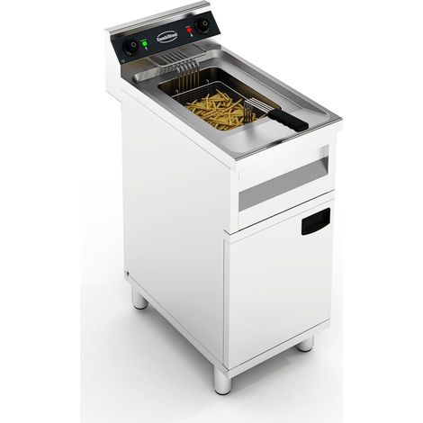 Friteuse Électrique sur Meuble 6 kW Gamme 700 - 1 ou 2 Cuves 12 L - combisteel