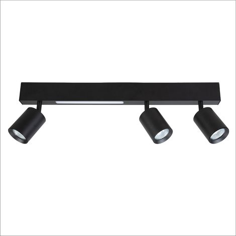 Lámpara de techo magnética 9W+3xGU10 3000/4000K Negro (1/5)