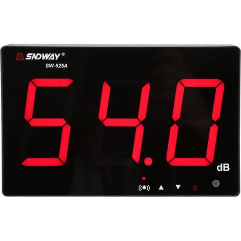 30130 DB Schallpegelmesser, digitales Dezibelmessgerät mit 9,6 Zoll LCD-Display, 1,5 dB Genauigkeit (1/5)