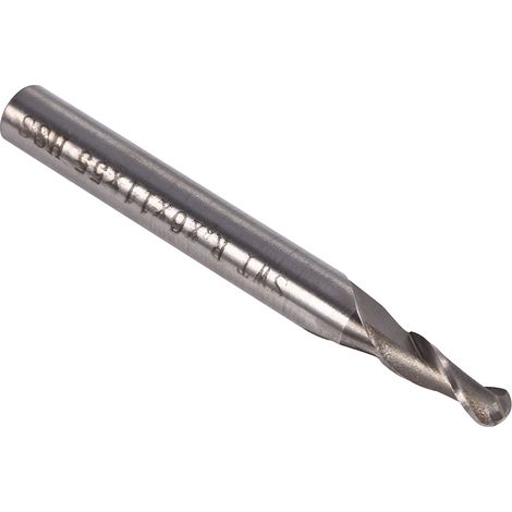 HSS 6mm Shank 2 Flute Ball Nose End Milling Lathe Cutter CNC Router Bit Tool HH