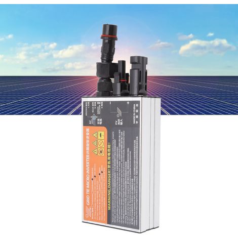 Inversor solar PVGS300 500-18-60V con alta potencia de conversión, grado de protección IP55, aleación de aluminio, AC220V, 350W (1/5)