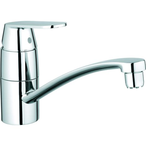 GROHE Grifo de cocina monomando Eurosmart C 31179 caño bajo baja presión cromo, 31179000 (1/5)