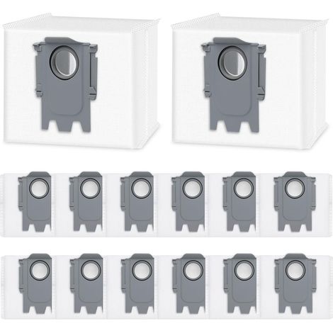 14 Stück Staubbeutel für Roborock Q7 L5+/Q10 S5+/S7 Max Ultra/Q5 Pro+/Q8 Max+/S8+/S8 Pro Ultra/S7 MaxV Ultra/S7 Pro Ultra/Q7+/Q7 Max+/T8/Q5+/G10S PRO/Q7 Max+ Staubsauger Absaugstation (1/5)