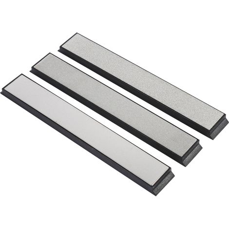 Whetstone - 240 600 1000 Grit Diamond Sharpening Stone For Kitchen Knives - 3 Pieces (1/5)