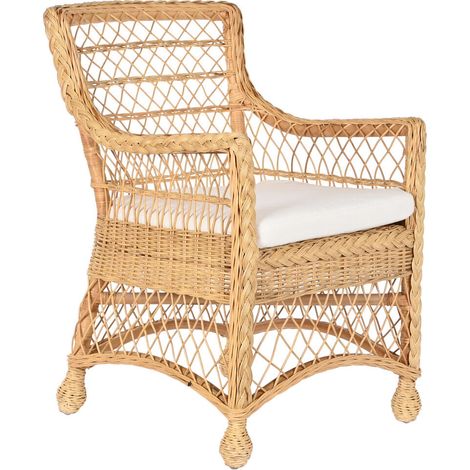 Sillon Ratan 56X63X86 Con Cojin Natural (1/5)