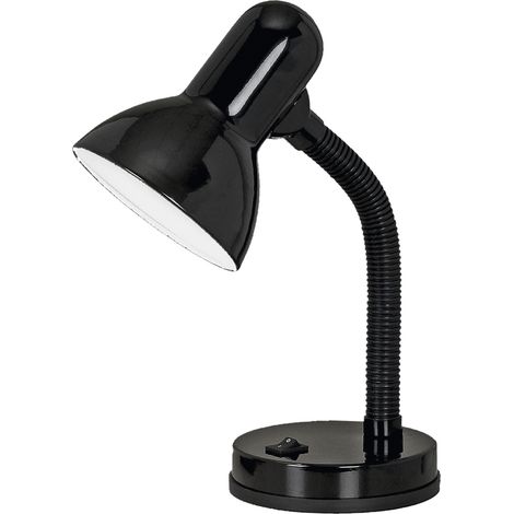 Lampada Scrivania Tavolo Ufficio Ragazzi Lettura Braccio Orientabile Basic EGLO - Colore Lampada: Nero (1/4)