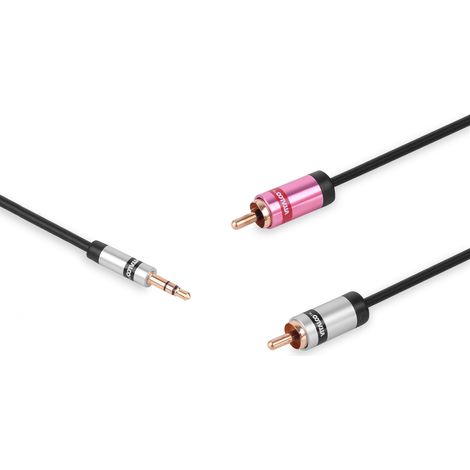 Cavo jack stereo da 3,5 mm - 2 connettori RCA slim cinch vitalco cavo jack stereo da 3,5 mm - 2 connettori RCA slim cinch vitalco 2,0 m (JKR53/L3) (1/5)