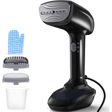 Fer à repasser vapeur portable de voyage 1800W, préchauffage 20s, réservoir 300ml amovible, arrêt automatique, débit vapeur 20g/min, défroisseur pour maison, voyage et bureau (1/5)