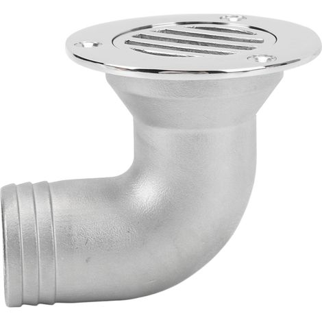 Coude à 90° pour évacuation de pont de bateau, en acier inoxydable 316, pour bateau de pêche ou yacht, 38 mm / 1,49 po (1/5)