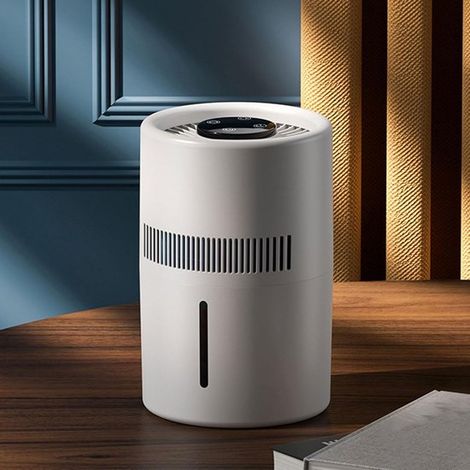 Humidificateur et purificateur d'air combinés, réservoir d'eau de 4 litres, fonctionnement silencieux, filtre lavable, idéal pour la chambre, le bureau et la chambre d'enfant. Double fonction, grande