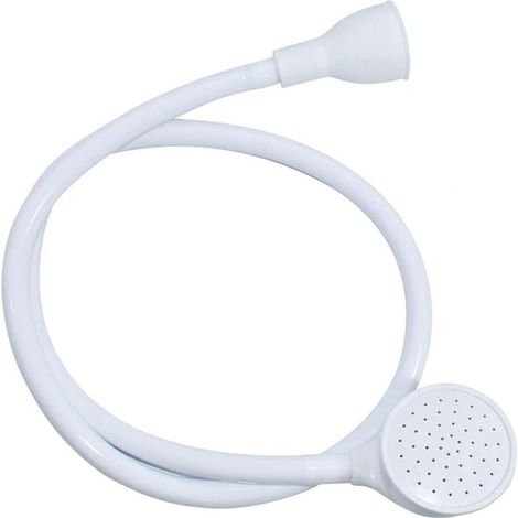 Douchette Spécial Robinet - se Connecte au Robinet du Lavabo - Permet de Rincer les Cheveux Comme chez le Coiffeur - Longueur Flexible 1m - Facile d’Utilisation (1/4)