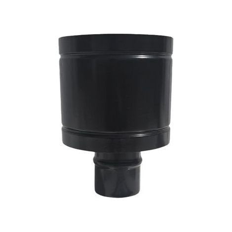 CAPPELLO ANTIVENTO INOX304 PER CANNE FUMARIE A LEGNA NERO Diam. 180