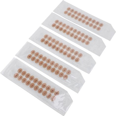100 pierres d'acupression auriculaire Bian Stone, patchs de massage des points de pression pour la stimulation des oreilles (1/5)