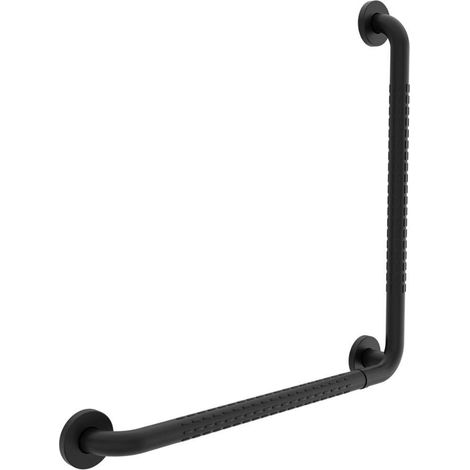 Nimco Asistent - Maniglione 60x60 cm, ad angolo, nero opaco BMLC 906060-90 (1/3)