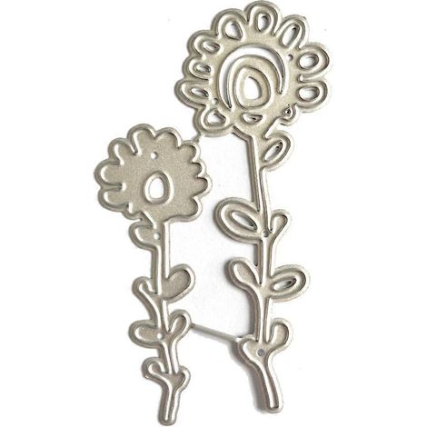Stanzformen für Blumen aus Metall, Kartenprägung, Albumvorlage, Scrapbooking-Schablone