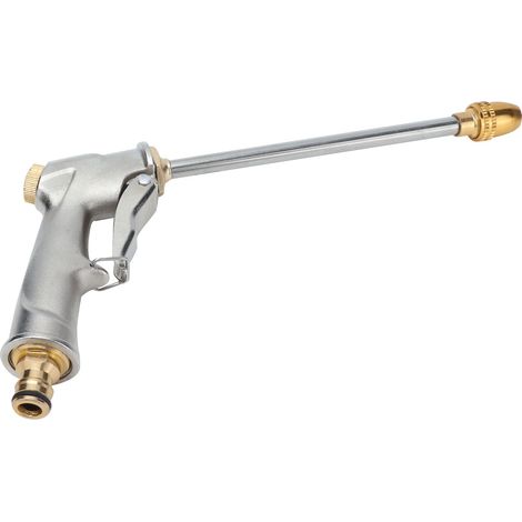 Pulvérisateur haute pression en alliage d'aluminium cuivré, buse de tuyau d'arrosage, pulvérisateur pour le nettoyage de voiture et l'arrosage des plantes de jardin. (1/5)