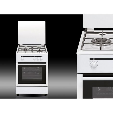 Cocina Gas 50cm 3 Quemadores Natural VITROKITCHEN CB5530BN Blanco (1/2)