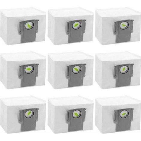 9 bolsas desechables para polvo, XU, compatibles con aspiradoras robot S7 MaxV Ultra/S7 Pro Ultra/Q5/Q7 - KZQ (1/4)