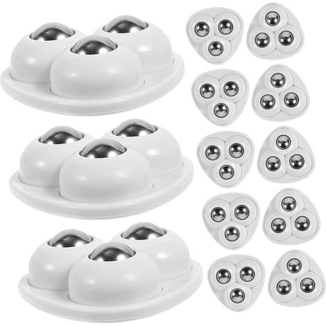 de 16 roulettes adhésives pour meubles petites pivotantes (1/5)