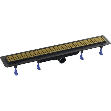 Polysan - Caniveau de douche 81 cm, avec grille, or mat 73731GB (1/2)