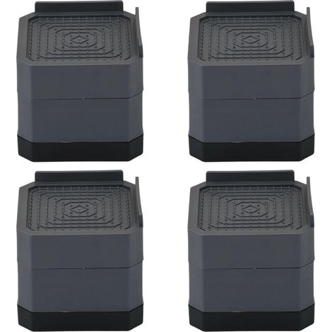 Tapis de nivellement multi-usage avec technologie d'absorption des chocs, s'installe pour un sol inégal et une maison silencieuse, pieds de nivellement réglables antidérapants (1/4)