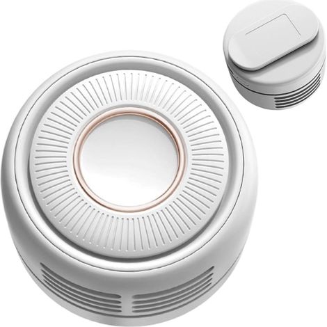 Mini ventilateur à pince Ventilateur sans pales mains libres à 3 vitesses Ventilateur portable Ventilateur de taille idéal pour l'été, la plage, les voyages, le camping et le vélo