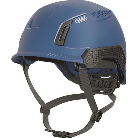 ABUS SPECTOR-E Non-Vented Safety Helmet Blue - Durable ABS (1/2)