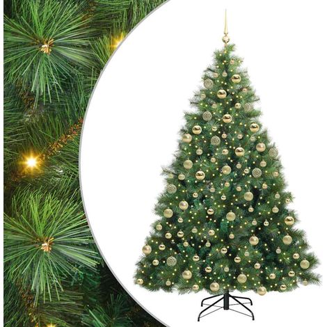 Albero di Natale artificiale Verde 180 cm PE e PVC vidaXL (1/5)