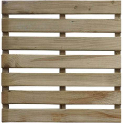 PEDANA IN PINO IMPREGNATO 50X50 CM 7 LISTELLI - 1 pezzo