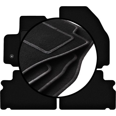 Komplettset Veloursmatten für: Ford S-MAX MK1 Minivan (2012-2015)