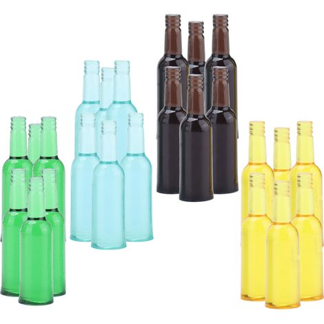 Verre à bière miniature pour maison de poupée, bouteille de vin pour maison de poupée, accessoires de jeu d'imitation (1/5)