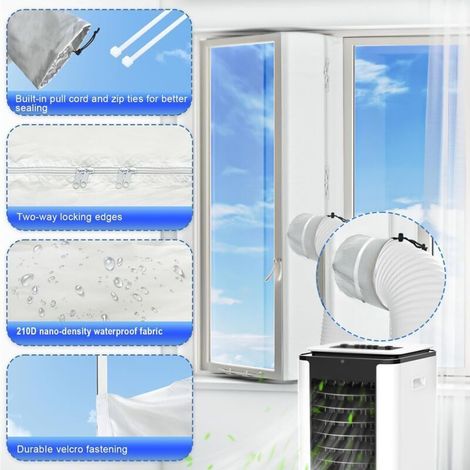 Climatis Mobile Fensterdichtung 400 cm für Doppelschiebetüren, Wärmedämmung für Dachfenster, Drehkippfenster (1/5)