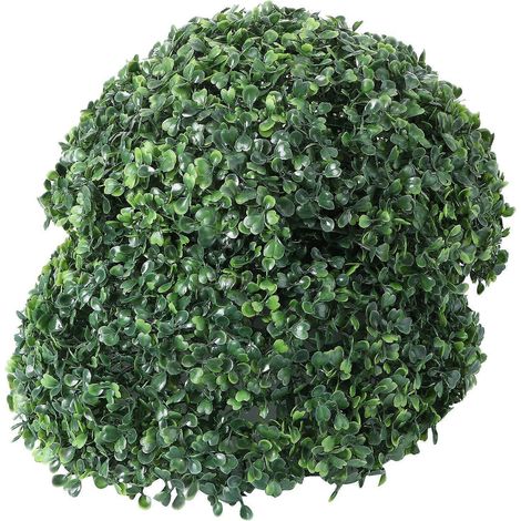 Boule décorative suspendue en forme de plante artificielle, compatible avec une utilisation intérieure (1 pièce). (1/5)