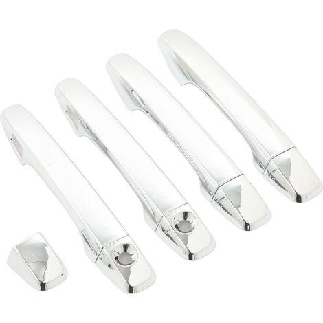 Cubiertas cromadas para manijas de puertas para modelos Outback 2012, con tapas, reemplazan las piezas exteriores originales. (1/2)