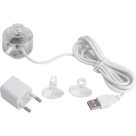 Lampe de décoration d'aménagement paysager Submersible imperméable d'aquarium de lumière de bulle d'aquarium sous-marine EU (1/5)
