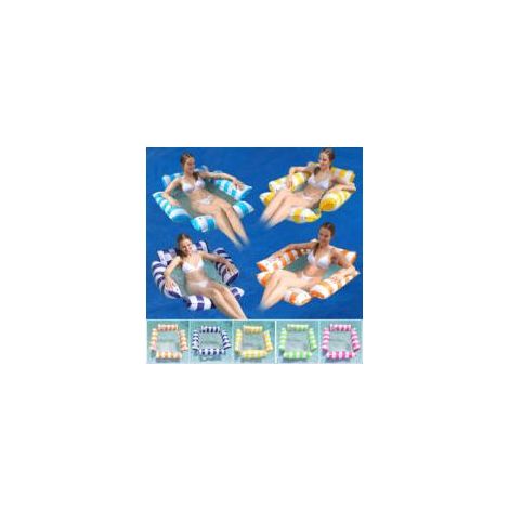 Bouée, matelas pneumatique, tapis de natation, transat gonflable, hamac, jouet aquatique-Crezuo (1/2)