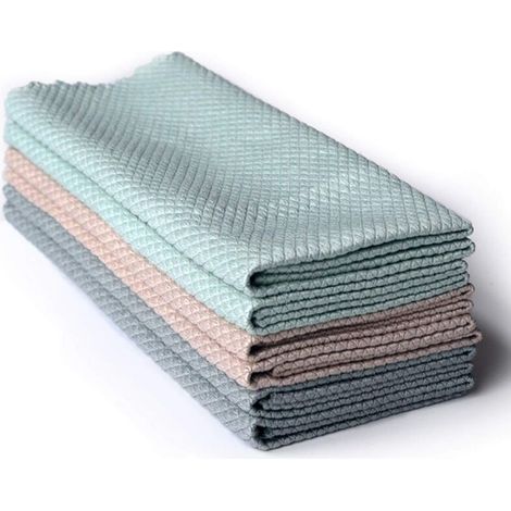 de chiffons nettoyage en microfibre multi-usages x cm Lot 6 40 30 (1/4)