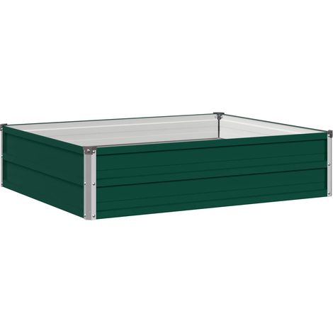 vidaXL Cama de Jardín Elevada Verde 100 x 80 x 24 cm (1/2)